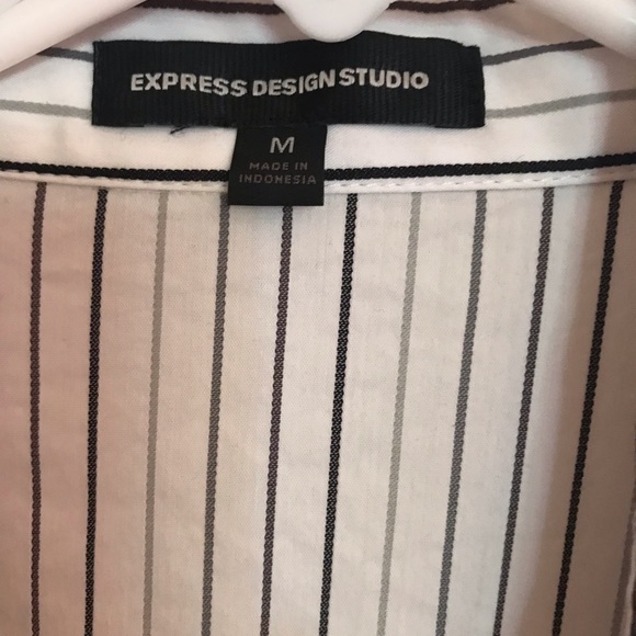 Express Design Studio long sleeve button down top - Picture 4 of 7